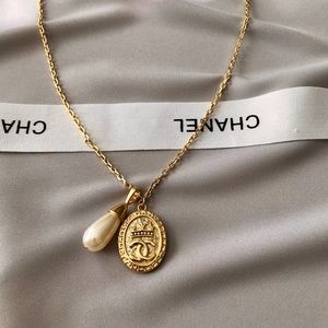 Authentic Chanel reworked long necklace